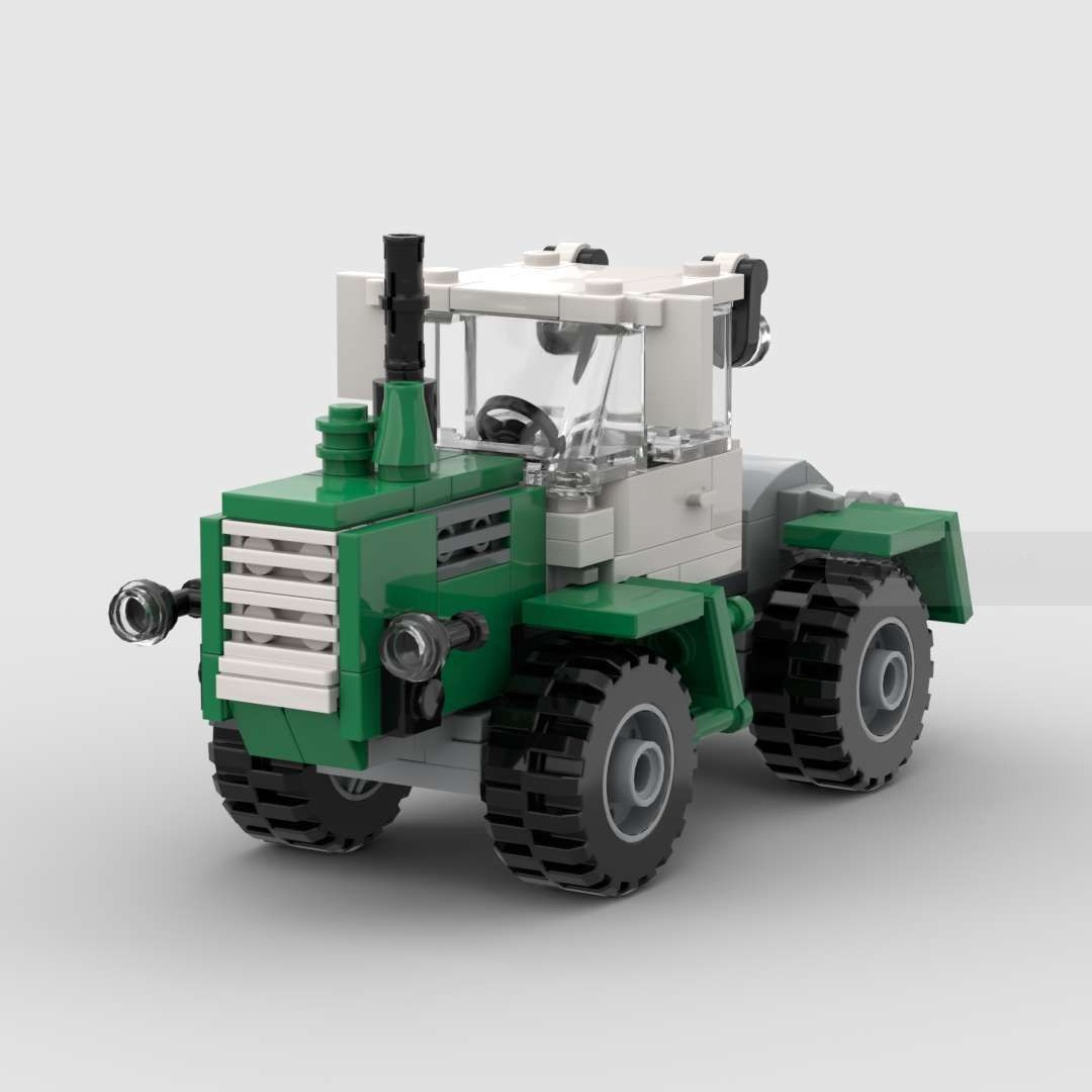 Agriculture Farming Education - 창의적인 녹색 농장 트랙터 브릭 조립