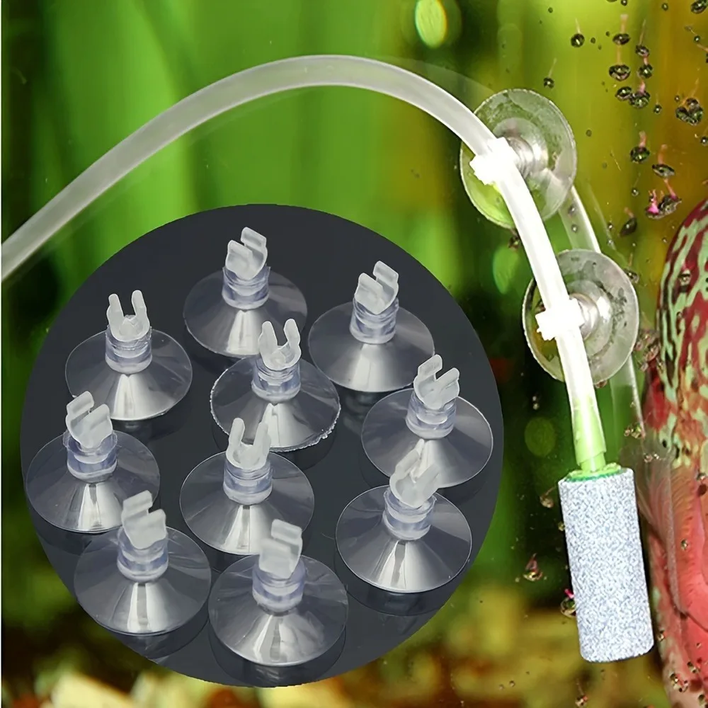 Aquaculture Aerator Pump - 10개 고무 수족관 어항 흡착판 에어