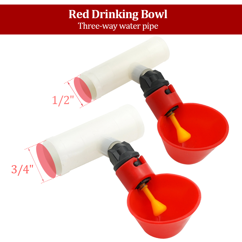 10Pcs 자동 치킨 메추라기 마시는 그릇 새 물 컵  - Chicken Nipple Drinker 리뷰 및 가격