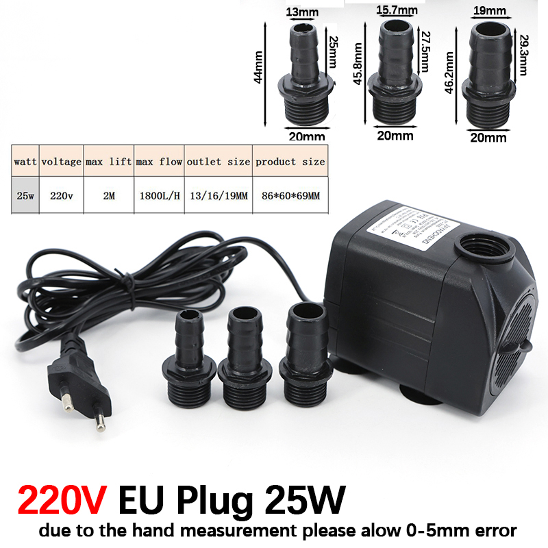 AC 220V 16W 25W 수중 워터 펌프 라이트 수 - Aquaculture Aerator Pump 리뷰 및 가격