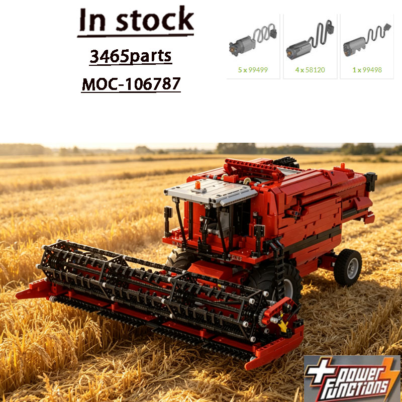 빌딩 블록 MOC-106787 새로운 농장 농업 레드  - Agriculture Farming Education 리뷰 및 가격