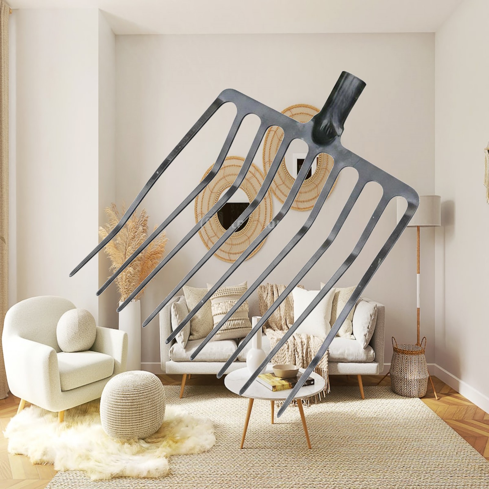 단일형 농업용 포크, 다중 틴 포레이지 포크, 내구성  - Farming Agriculture Tools 리뷰 및 가격